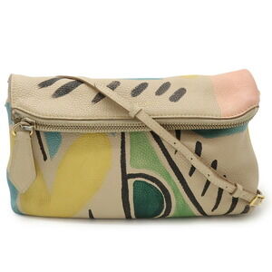 Burberry Prorsum Shoulder Bag beige multi leather gold